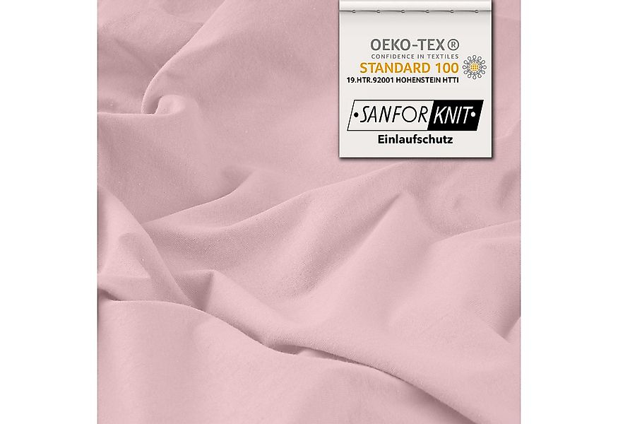 STUDIO Spannbettlaken Basic, viele Größen, 100% gekämmte Baumwolle, Jersey, günstig online kaufen