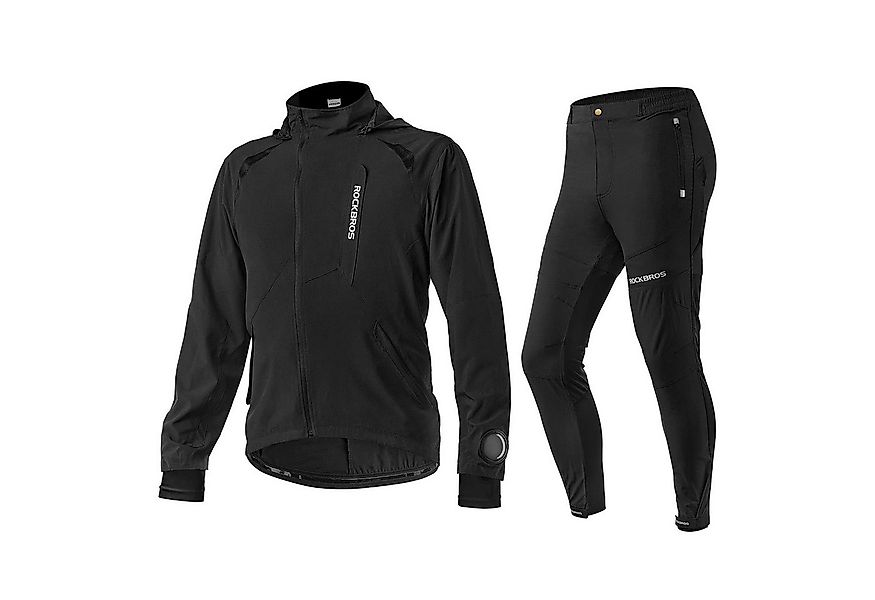 ROCKBROS Fahrradjacke Herren Radsport-Anzüge Langarm Jacke + Hose (mit Sitz günstig online kaufen
