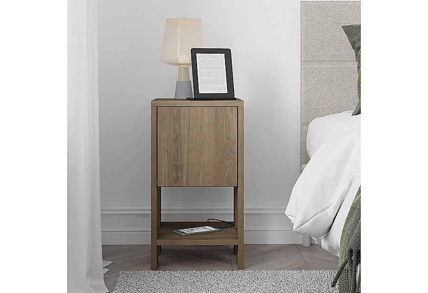 Decortie Nachttisch Ema, Modern Nachttisch, 30 x 30 x 55 cm, Schlafzimmermö günstig online kaufen