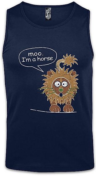 Urban Backwoods Tanktop Moo I'm A Horse Ärmelloses T-Shirt Modern Fun Famil günstig online kaufen