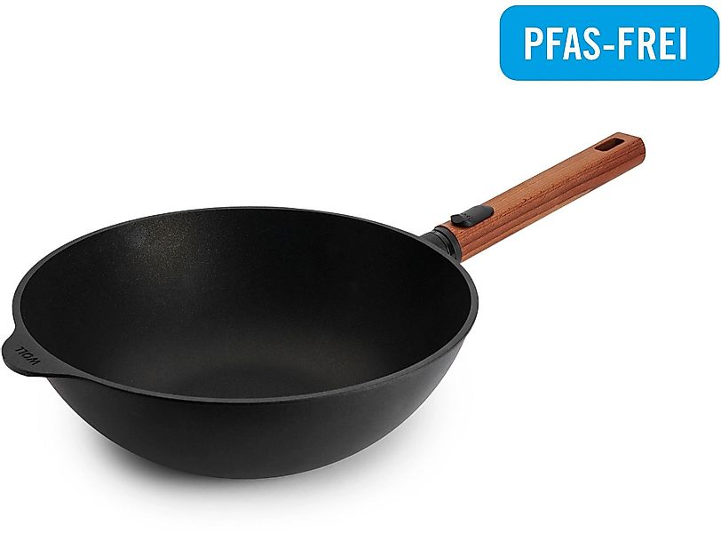 WOLL Wok »Eco Logic QXR Guss-Wok- und Rührpfanne« Aluminiumguss 1 Stk. tlg. günstig online kaufen