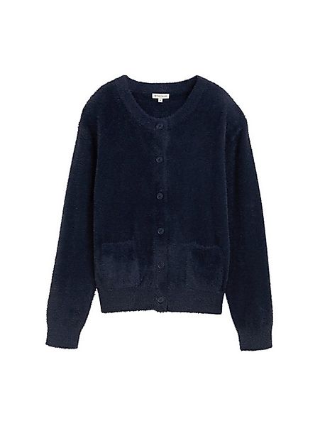 TOM TAILOR Fleecejacke Plüschjacke Weiches Federgarn für besonders flauschi günstig online kaufen