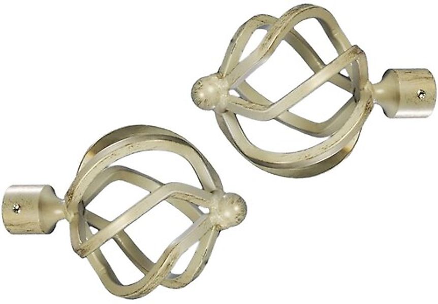 Liedeco Gardinenstangen-Endstück »Helena«, (Set, 2 St.), für Gardinenstange günstig online kaufen
