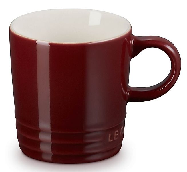 Le Creuset Tasse Becher Steinzeug Garnet (Rhone) Bordeaux-Rot 350 ml günstig online kaufen