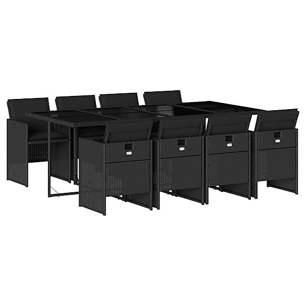 vidaXL Garten-Essgruppe 9-tlg. Garten-Essgruppe mit Kissen günstig online kaufen