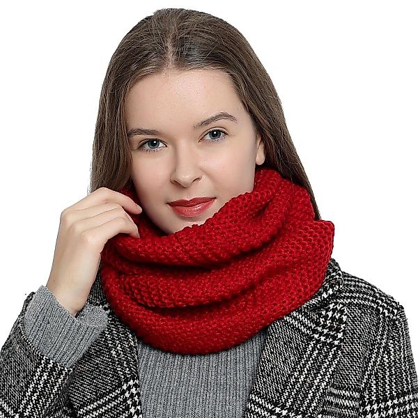 Schal Damen Winterschal Rundschal Schal, (1-St), günstig online kaufen