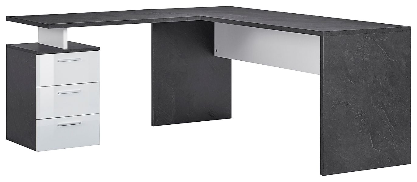 INOSIGN Eckschreibtisch New Selina, Schreibtisch, Schubkästen, günstig online kaufen