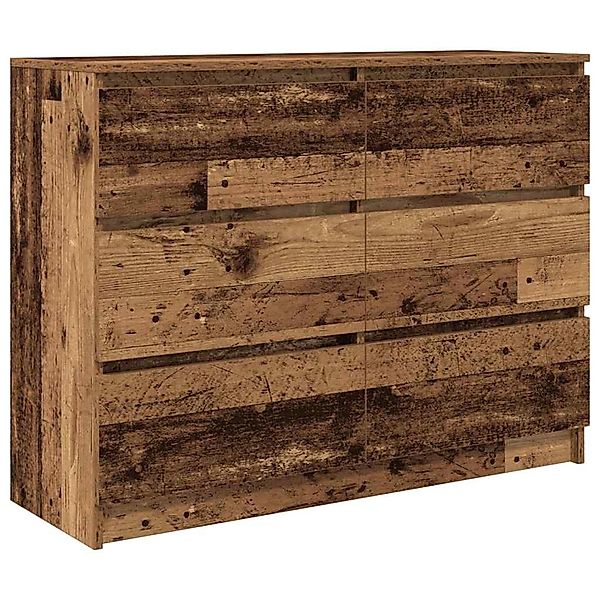 vidaXL Sideboard Altholz-Optik 100x35x76 cm Holzwerkstoff 3328505 günstig online kaufen