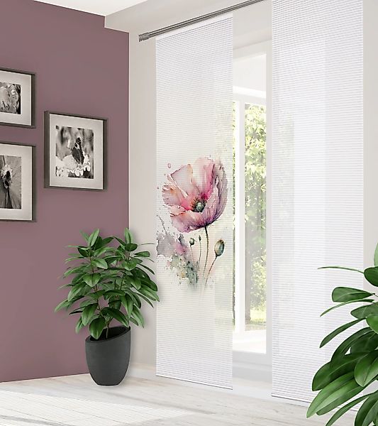 HOME in green Schiebegardine "MELIORA" Paneelwagen 1 Stk. tlg. Bambusoptik, günstig online kaufen