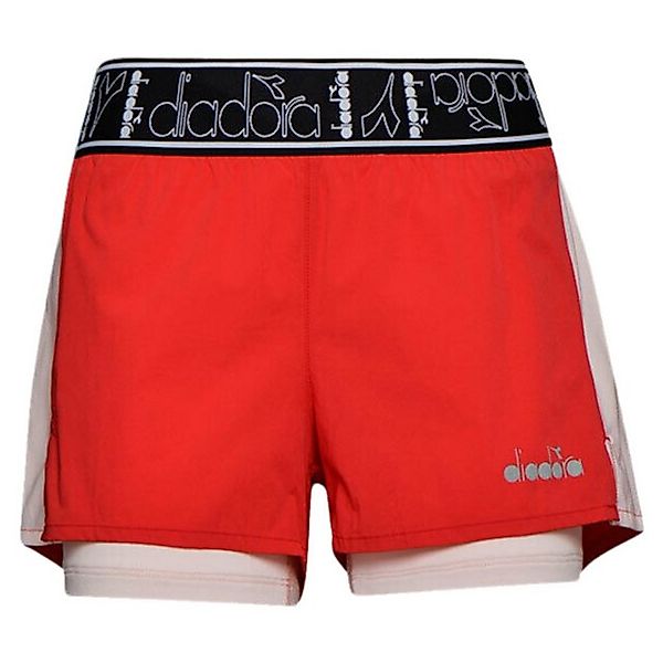 Diadora Laufhose DOUBLE LAYER Damen Fitness Laufhose Kompressions Shorts 10 günstig online kaufen