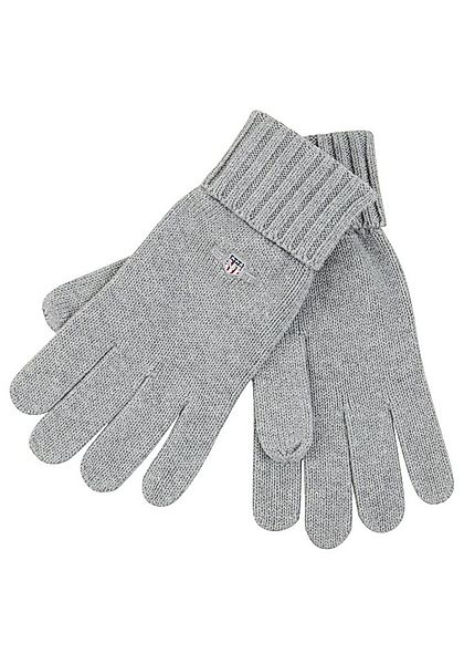 Gant Strickhandschuhe COTTON BLEND LOGO wärmend günstig online kaufen