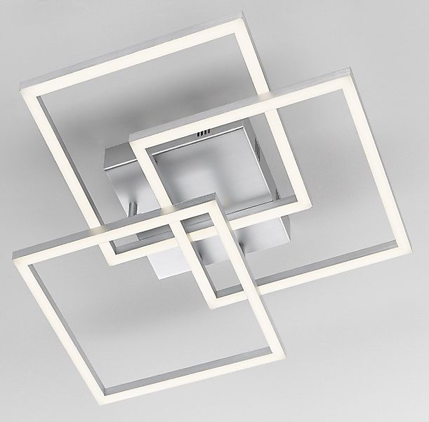 casa NOVA Deckenleuchte casa NOVA Deckenleuchte ANUBIS LBH 52x52x9 cm silbe günstig online kaufen