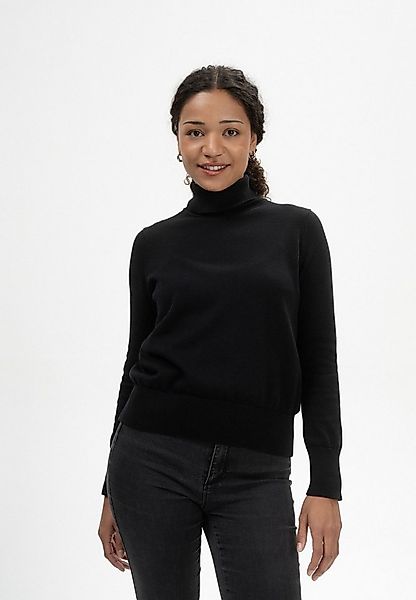 MELA Rollkragenpullover Feinstrick Rollkragenpullover Style MAYURA Rippbünd günstig online kaufen