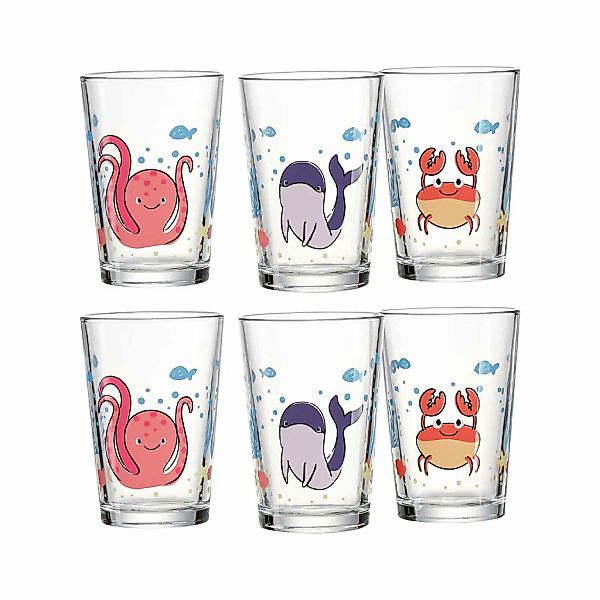 Ritzenhoff & Breker Kinderbecher "Kindergläser Unterwasserwelt 205 ml 6er S günstig online kaufen