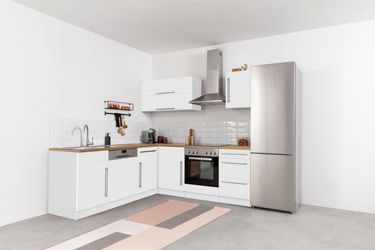 KOCHSTATION Winkelküche "KS-Samos" Stellbreite 220x220 cm, wahlweise mit E- günstig online kaufen