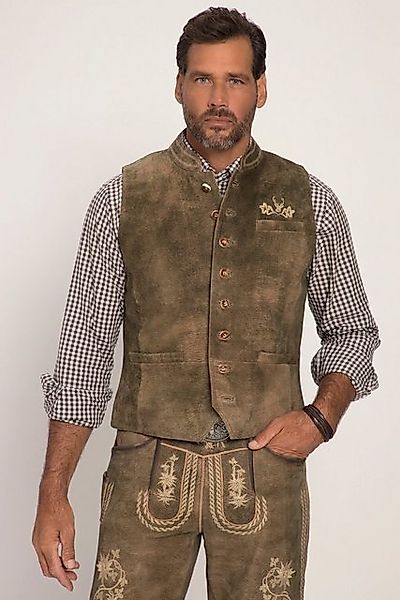 JP1880 Steppweste JP1880 Weste Ziegen Veloursleder Tracht Stehkragen günstig online kaufen