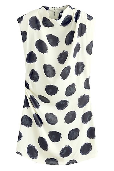 Next Minikleid Gerafftes Minikleid mit Schulterpolstern günstig online kaufen