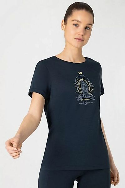 SUPER.NATURAL Print-Shirt Merino T-Shirt W SANTO PATRONA TEE pflegeleichter günstig online kaufen