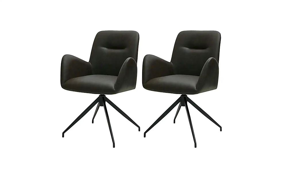 Furnhouse Esszimmerstuhl 2er-Set  Jennifer ¦ braun ¦ Maße (cm): B: 61 H: 86 günstig online kaufen