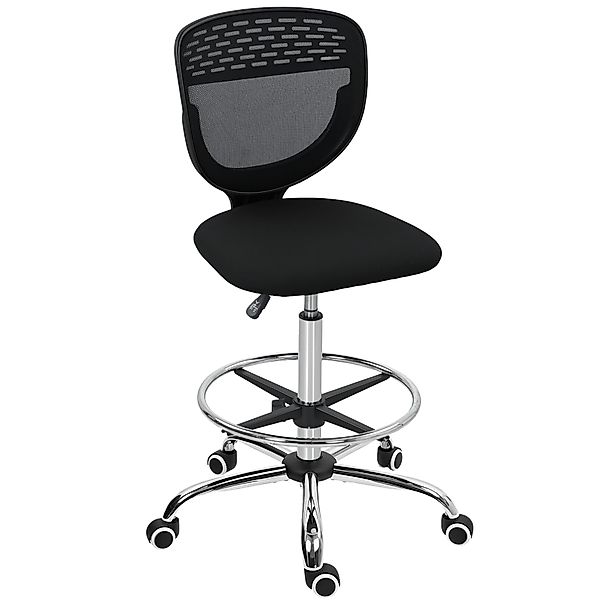 Vinsetto Bürostuhl Ergonomischer Schreibtischstuhl mit verstellbarer Fußrin günstig online kaufen