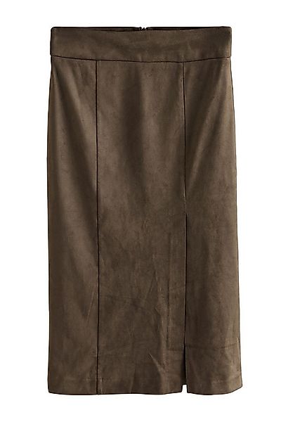 Next Midirock Bleistiftrock aus Velours-Kunstleder (1-tlg) günstig online kaufen