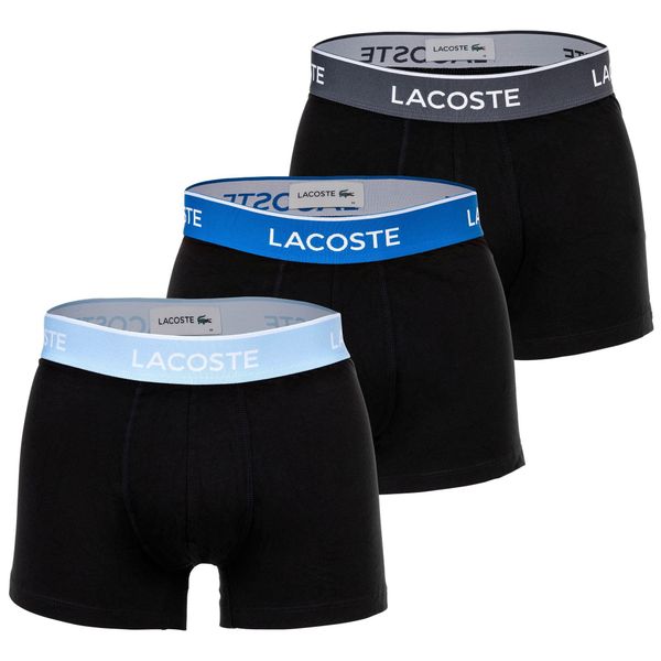 Lacoste 3-er Set Trunks in Dunkelblau, Grün & Schwarz günstig online kaufen