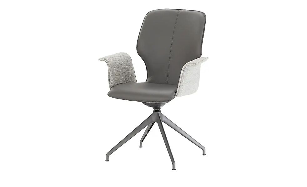 Musterring Armlehnstuhl  Nevio ¦ grau ¦ Maße (cm): B: 66 H: 95 T: 63.0 Stüh günstig online kaufen