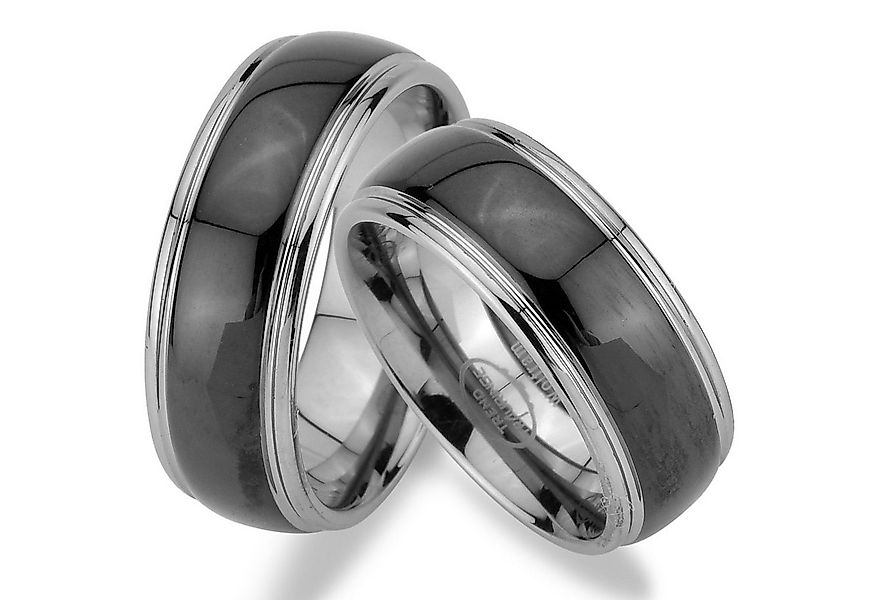 Trauringe123 Trauring WOLFRAM TRAURINGE, RINGE, Black Line, Hochzeitsringe günstig online kaufen