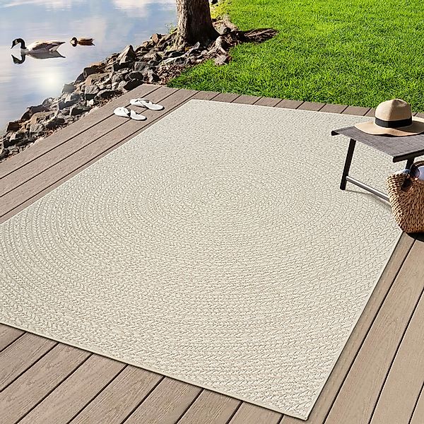 merinos Teppich »Kenzy 5«, rechteckig, 1 mm Höhe, robuster In- und Outdoor günstig online kaufen