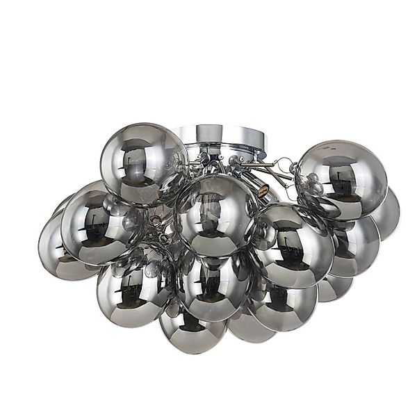 Lucande Deckenlampe Diborah 10013065 Design Modern in Alu aus Glas 6-flammi günstig online kaufen