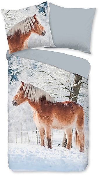 good morning Kinderbettwäsche »Jani«, Biber, 135x200, Warm, Weich, Wende, R günstig online kaufen