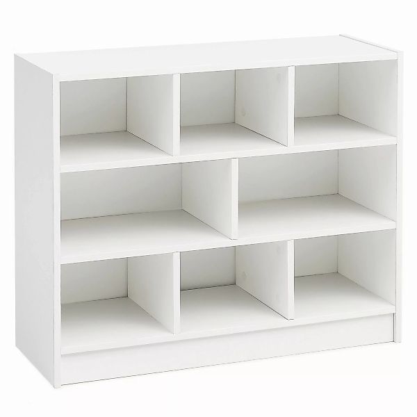 Bücherregal Weiß 80x68,5x29,5 cm Regal Standregal Modern | Flurregal Schuhr günstig online kaufen