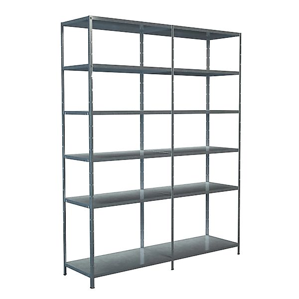 Schulte Steck-Grund-/Anbauregal 230 cm x 180 cm x 50 cm Verzinkt günstig online kaufen