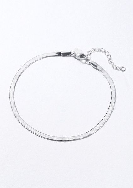 Hey Happiness Fußkette Schlange flach, Fußkettchen günstig online kaufen