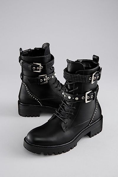 Aniston SHOES Schnürboots Schnürstiefelette, Bikerboots - NEUE KOLLEKTION günstig online kaufen