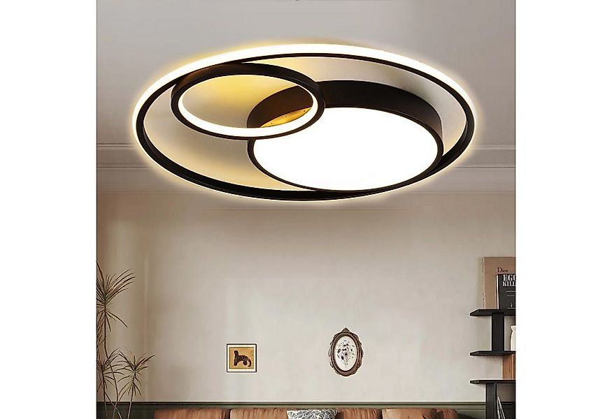 OYLCDI Deckenleuchten LED Deckenlampe Ø40cm,Dimmbar mit Fernbedienung für W günstig online kaufen