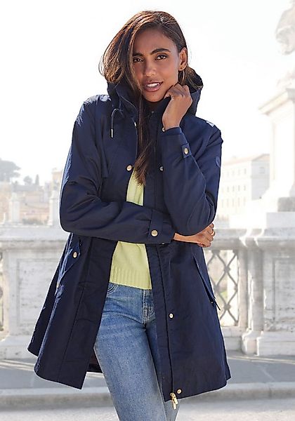 French Connection Outdoorjacke Saumschlitz mit Druckknöpfen auf der Rücksei günstig online kaufen