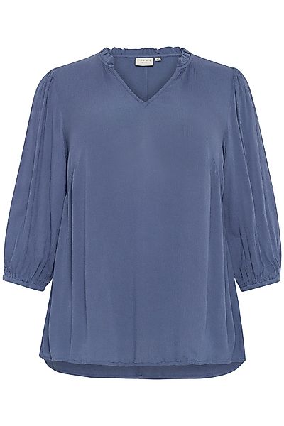 KAFFE Curve Langarmbluse Langarm-Bluse KCkamille Große günstig online kaufen