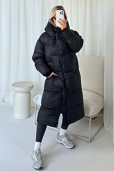 Copperose Parka 6113 Oversize Winterparka Steppmantel mit abnehmbarem Kapuz günstig online kaufen