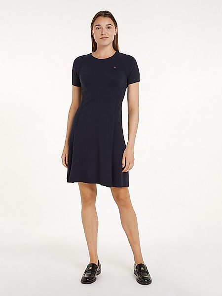 Tommy Hilfiger Jerseykleid CO JERSEY STITCH F&F DRESS mit Logostickerei auf günstig online kaufen