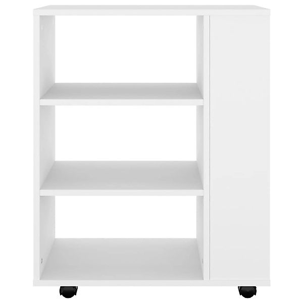 vidaXL Rollschrank Weiß 60x35x75 cm Holzwerkstoff günstig online kaufen