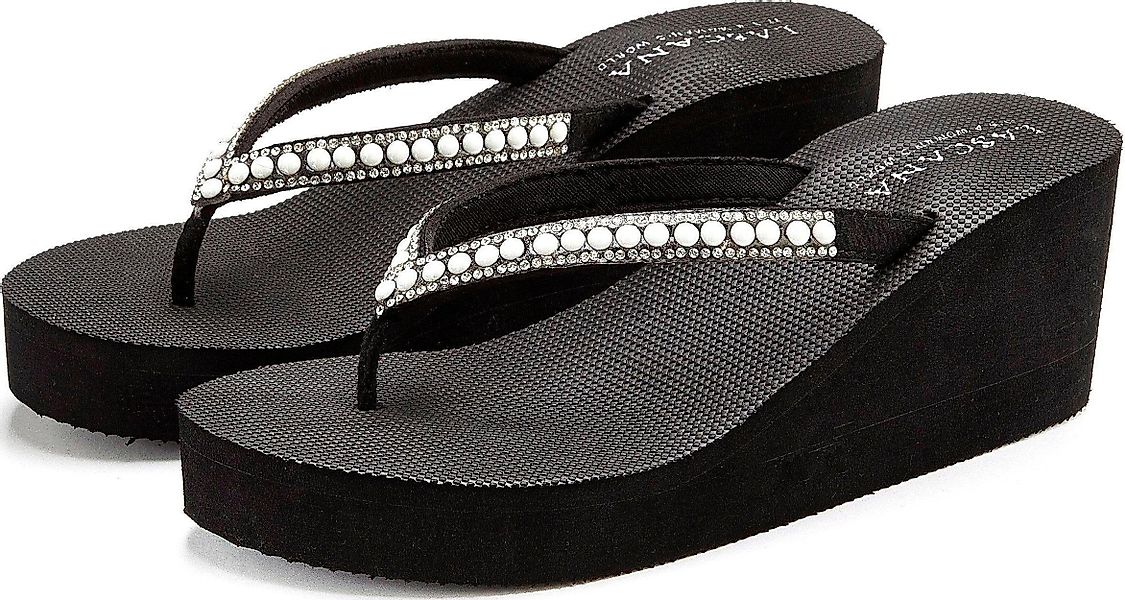 LASCANA Sandale, Pantolette Badezehentrenner Badeschuh, Zehentrenner günstig online kaufen