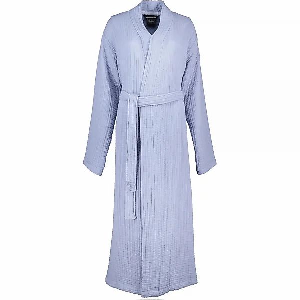Cawö Home Bademäntel Damen Kimono Musselin 838 - Farbe: pastellblau - 10 - günstig online kaufen
