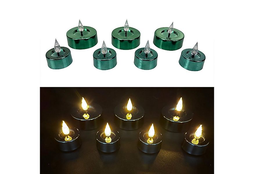Online-Fuchs LED-Kerze - 7er Set LED Teelichter XL Shiny mit 6-Stunden Time günstig online kaufen