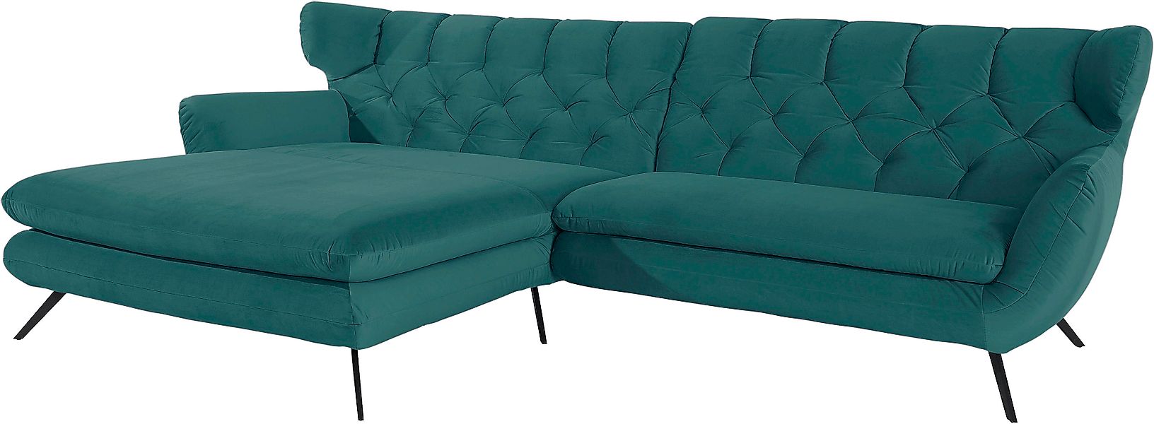 3C Candy Ecksofa "Beatrice Designsofa in moderner Retrooptik, bequem und ex günstig online kaufen