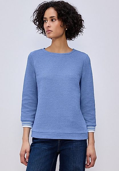 STREET ONE 3/4-Arm-Shirt mit U-Boot-Ausschnitt günstig online kaufen