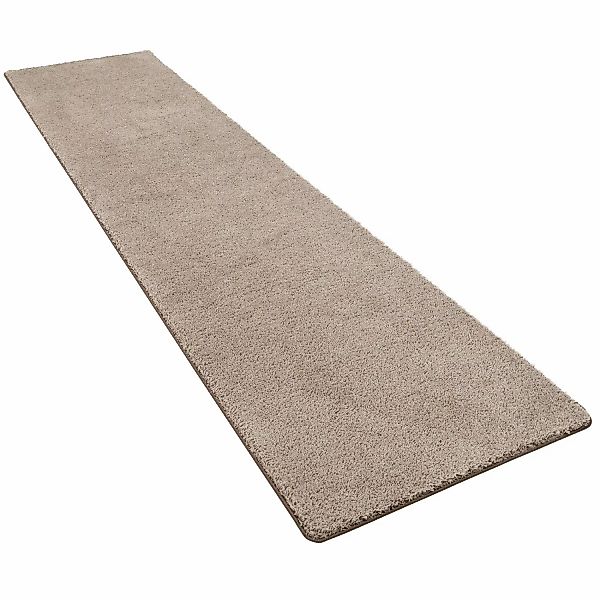 Snapstyle Hochflor Shaggy Läufer Teppich Palace Taupe 100x200cm günstig online kaufen