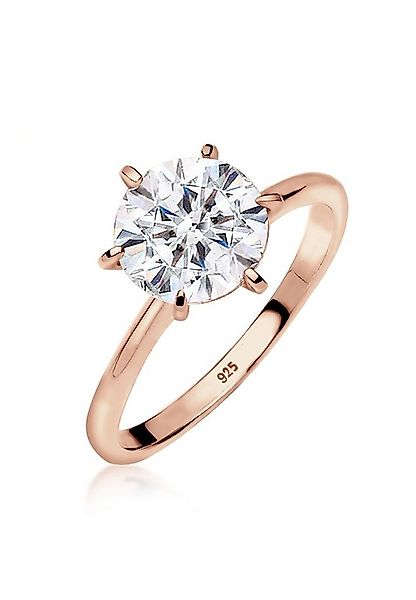 Elli Verlobungsring Verlobungsring Weiß 925 Silber, mit Kristallen von Swar günstig online kaufen