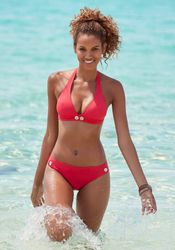 Vivance Triangel-Bikini mit goldfarbenen Zierknöpfen günstig online kaufen