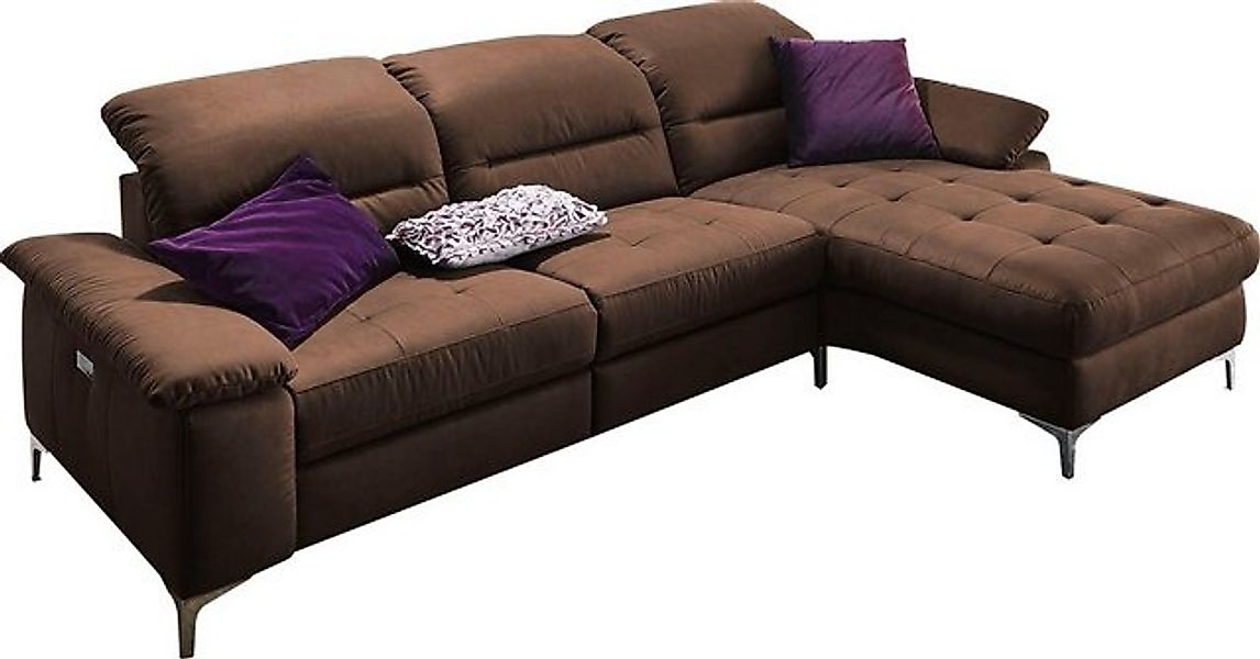 Places of Style Ecksofa Basel L-Form, mit vollmotorischer Relaxfunktion und günstig online kaufen